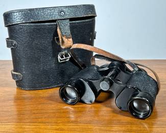 Bernard Paris Binoculars | In a fitted leather carrying case