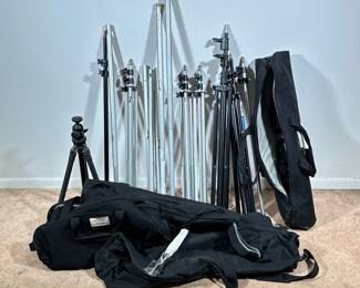Large Group Tripods, Light Stands, Etc. | Camera mounts, light stands, bars, and other equipment.

