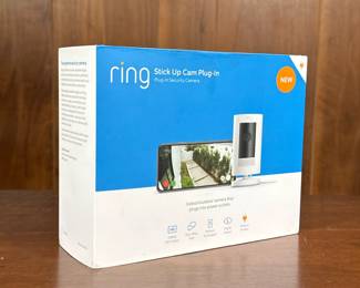 [NIB] ring Camera | Ring stick up can plug-in for indoor or outdoor use.