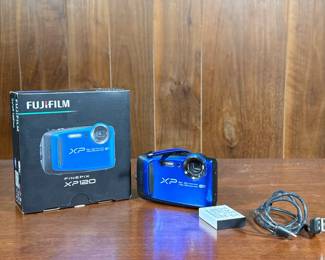 Fujifilm Finepix Xp120 | Waterproof and shock proof digital camera, in original box.