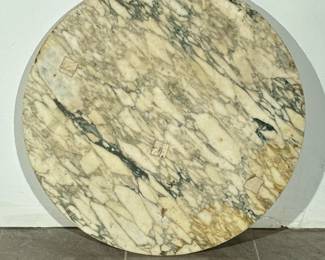 FANCY VARIEGATED MARBLE TABLE TOP | Made in Italy. - dia. 36 in