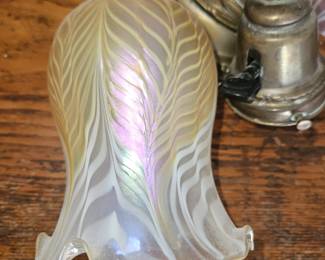 2 lundberg studio art glass wall fixtures