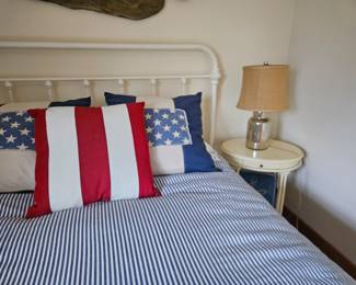 Cast iron double bed