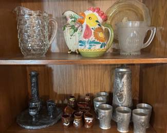 Deruta Rooster Pitcher and more