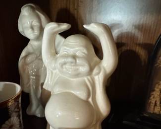 Buddha and Friend (Vase)