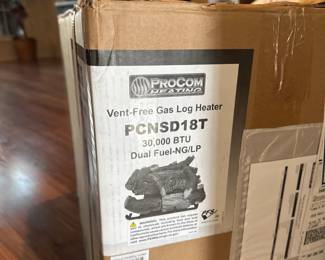 Unopened Vent-Free Gas Log Heater