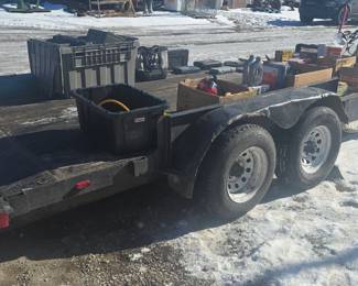 18 foot equipment trailer