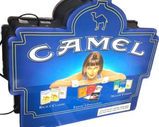Plastic Camel lighted advertising