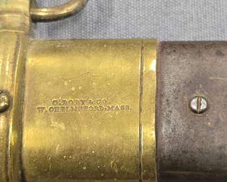 1861 Model C. Roby and Company civil war sword