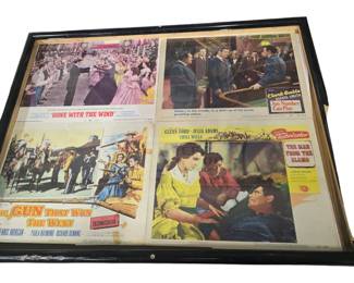 Old Framed lobby cards