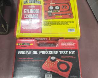 Leakage set and engine oil pressure test kit