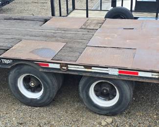 1992 Trail King TK40 19 foot flat to dovetail