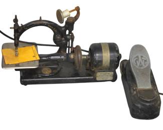 Antique Wilcox and Gibbs sewing machine