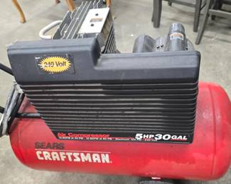 Craftsman 5 hp 30 g compressor