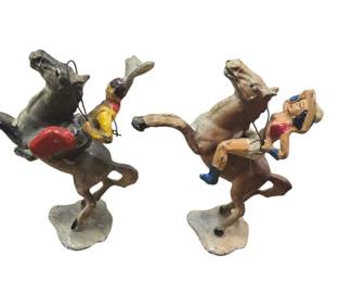 Vintage cast figures