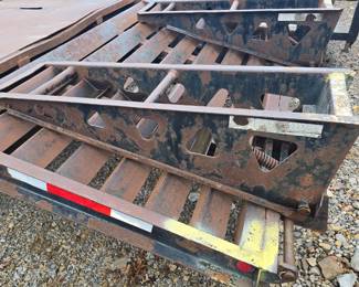 1992 Trail King TK40 19 foot flat to dovetail