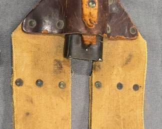 1869 Sharps rifle Sabre bayonet and scabbard