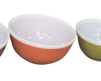 Pyrex bowls