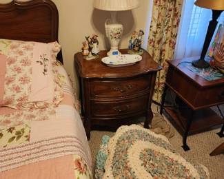 French provencial night stand.  Sold separately or with the set.