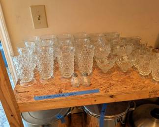 Closet also filled with nice pots and pans.