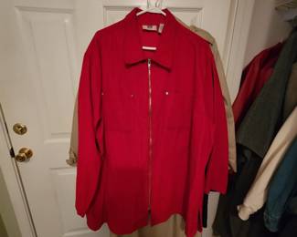 Nice red corduroy jacket $20