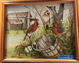 Cardinals artwork.