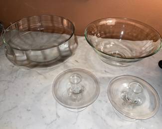 Hand Blown Murano Candlestick Holders