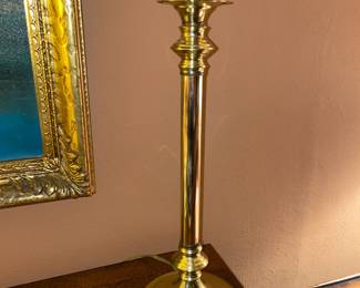 Brass Candlestick Table Lamp