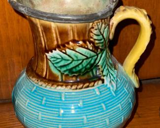 Large Antique Majolica Collection (Plates, Bowls, Chargers, Pitchers, Etc.)