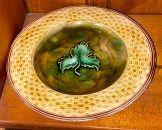 Large Antique Majolica Collection (Plates, Bowls, Chargers, Pitchers, Etc.)