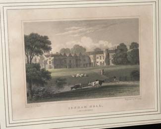 Framed "Irnham Hall" Print