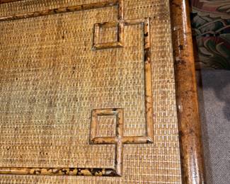 Fabulous Mid-Century Modern/Boho Bamboo Console Table