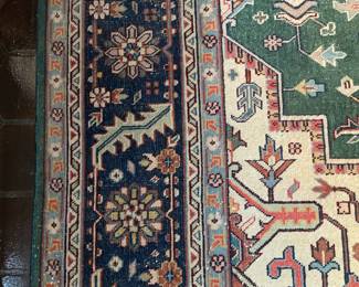 Beautiful Colorful Handmade Dining Room Rug