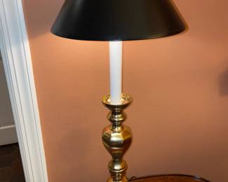 Brass Candlestick Table Lamp