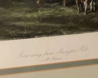 "Gone Away From Shangton Holt" Print