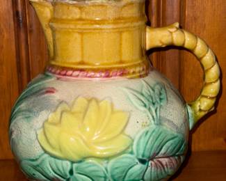 Large Antique Majolica Collection (Plates, Bowls, Chargers, Pitchers, Etc.)