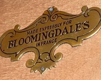 Beautiful French Oversized Wooden Table With 1 Drawer Expressly Made For Bloomingdales