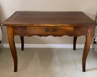 Beautiful French Oversized Wooden Table With 1 Drawer Expressly Made For Bloomingdales