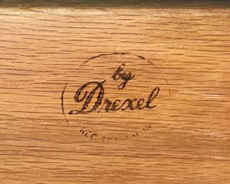 Wooden Long Boy Dresser By Drexel