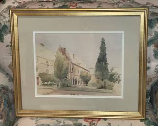 Gold Framed Print