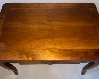 Beautiful French Oversized Wooden Table With 1 Drawer Expressly Made For Bloomingdales