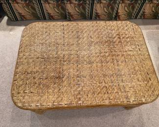 Fabulous Mid-Century Modern/Boho Bamboo Coffee Table (2 Available)