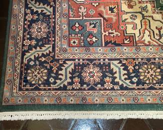 Beautiful Colorful Handmade Dining Room Rug