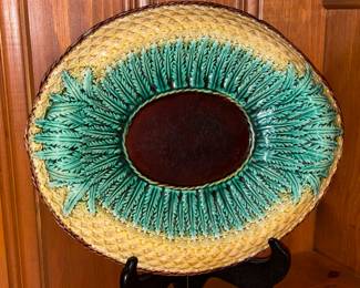 Large Antique Majolica Collection (Plates, Bowls, Chargers, Pitchers, Etc.)