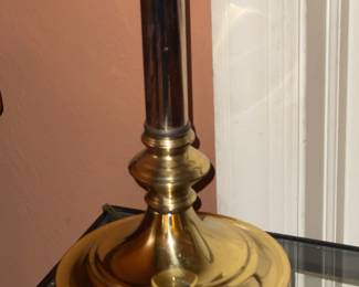 Brass Candlestick Table Lamp