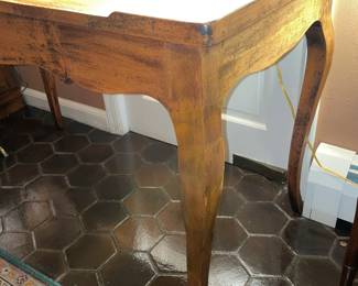 Large Antique Wooden Table With 1 Drawer