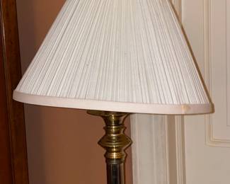 Brass Candlestick Table Lamp