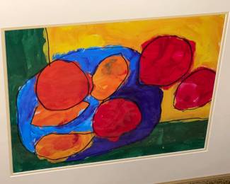 Framed Modern Artwork (Unsigned)