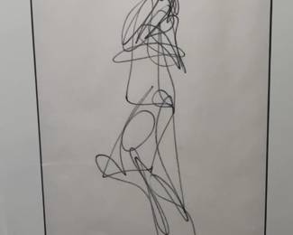 Framed Sketch Artwork (Signed 88)