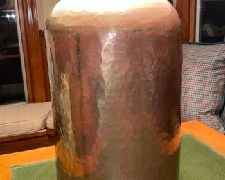 Large Copper Table Lamp